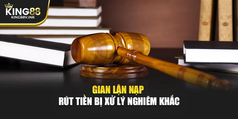 Gian lận nạp - rút tiền bị xử lý nghiêm khắc