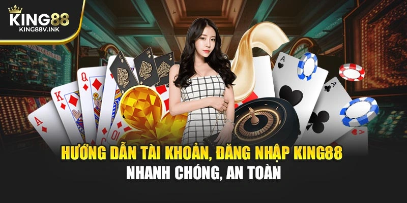 Hướng dẫn tài khoản, đăng nhập KING88 – Nhanh chóng, an toàn